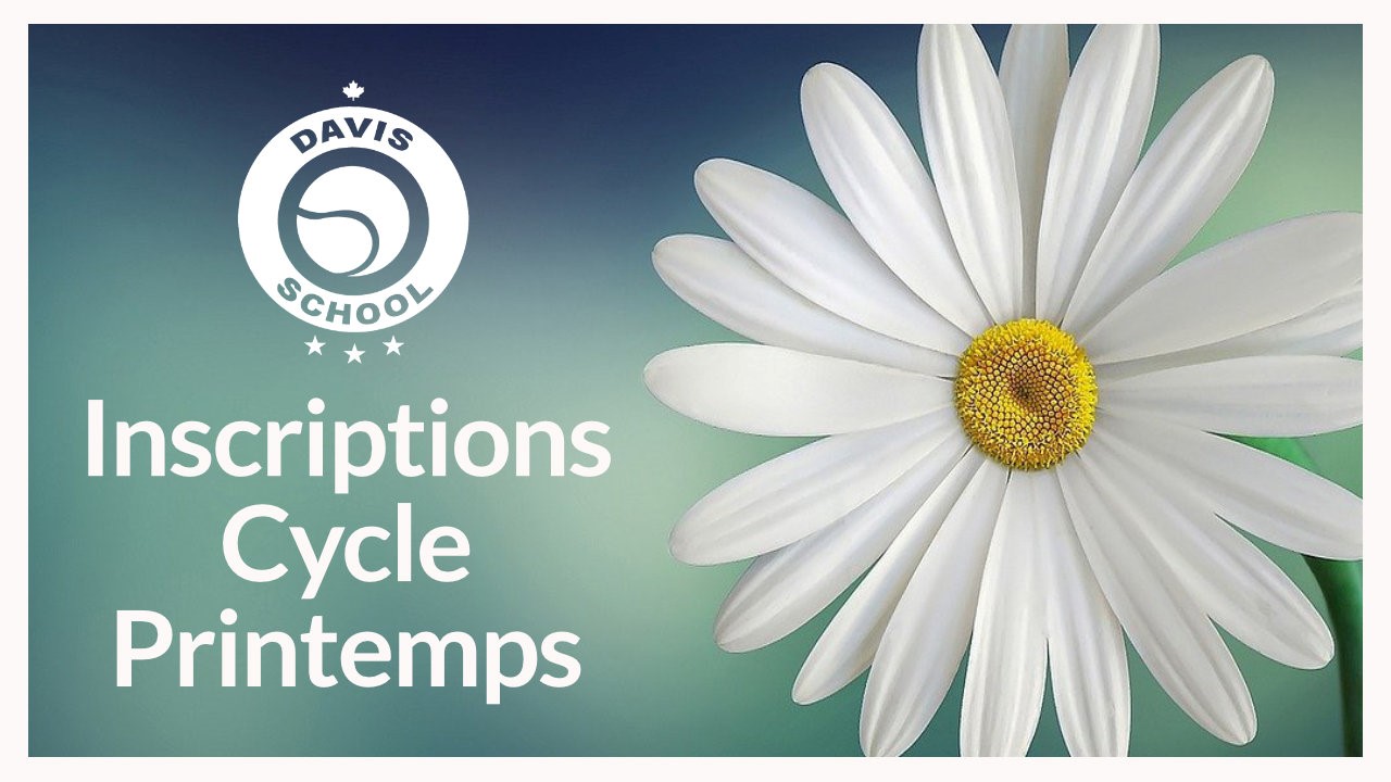 inscription cycle printemps