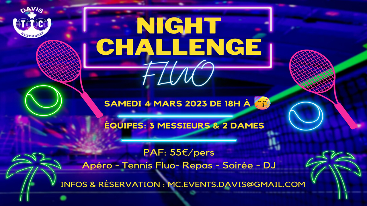 Night Challenge Fluo: 4 mars à 18h