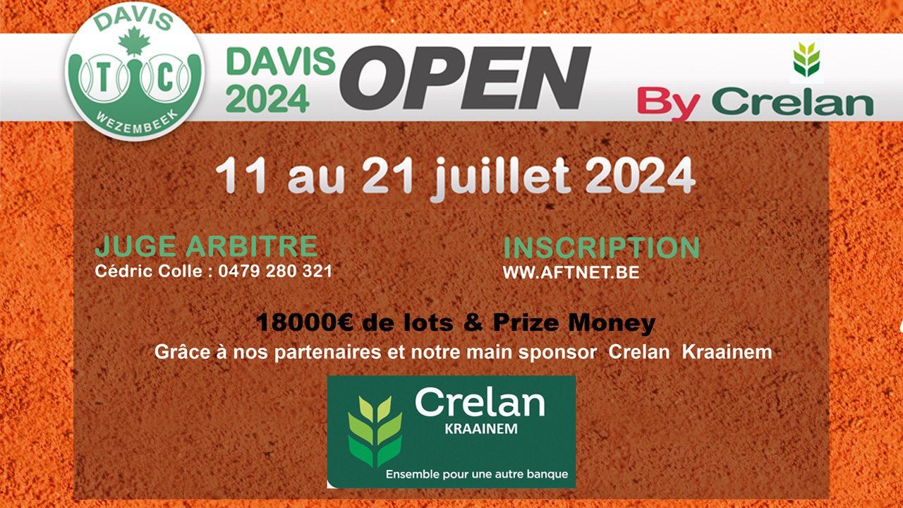 Davis Open 2024 by Crelan