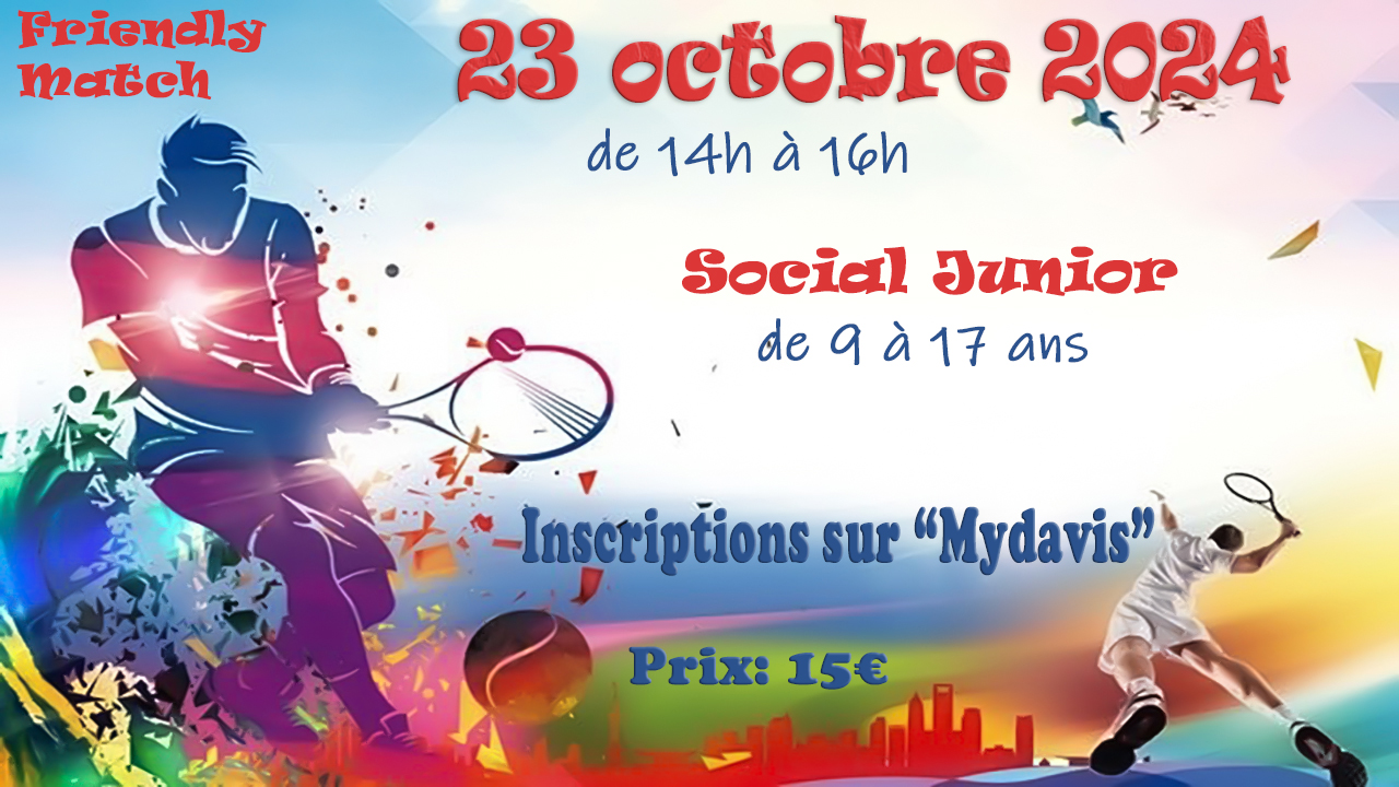 Social Junior : 23 octobre