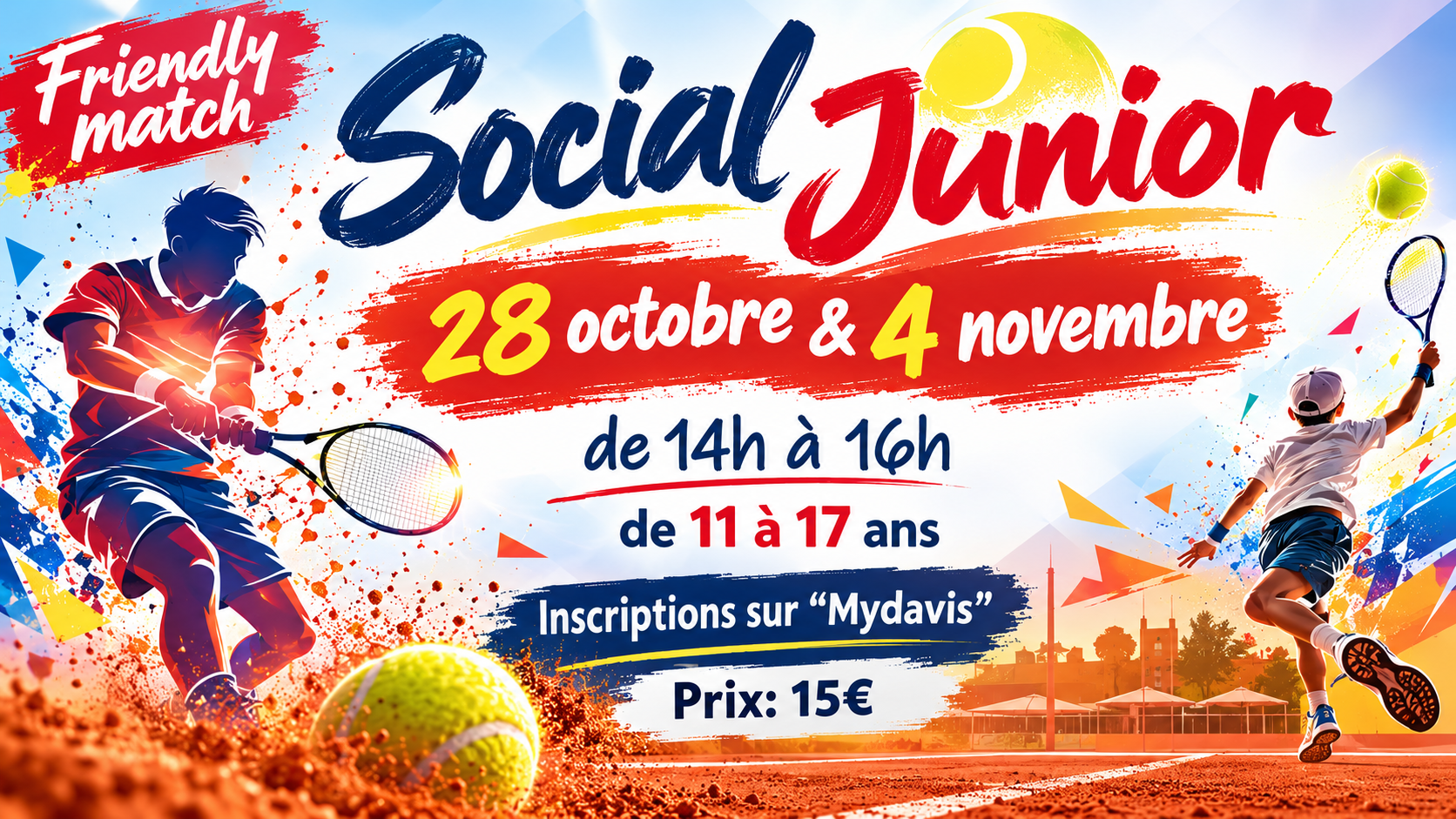 Social Junior : 28 octobre & 4 novembre